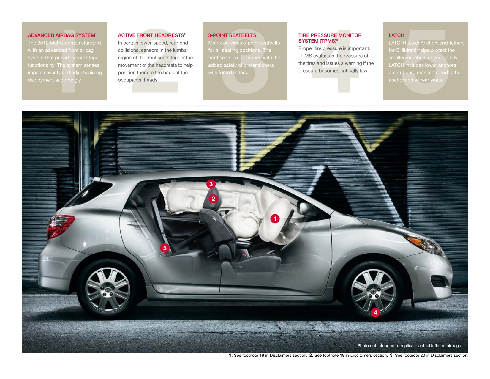 2012 Toyota Matrix Brochure Page 17